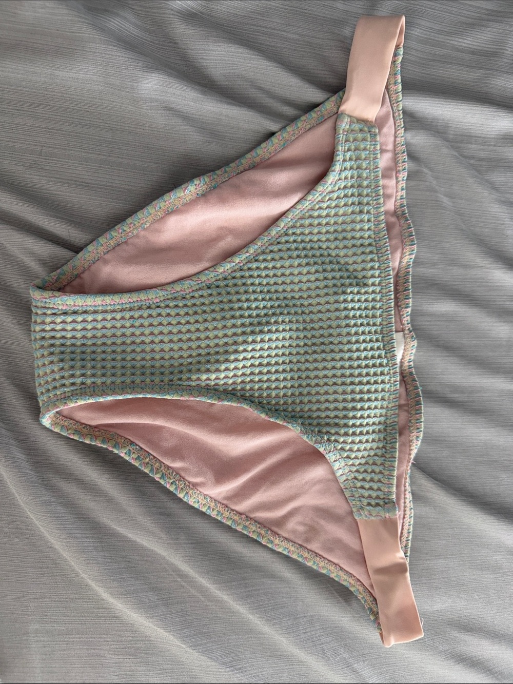Xhilaration Pastel Pink & Mint Bikini Bottoms